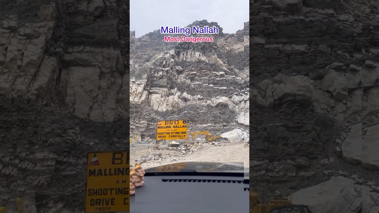 Malling Nala Dunia ka sabse Khatarnak Rasta Spiti valley road Himachal