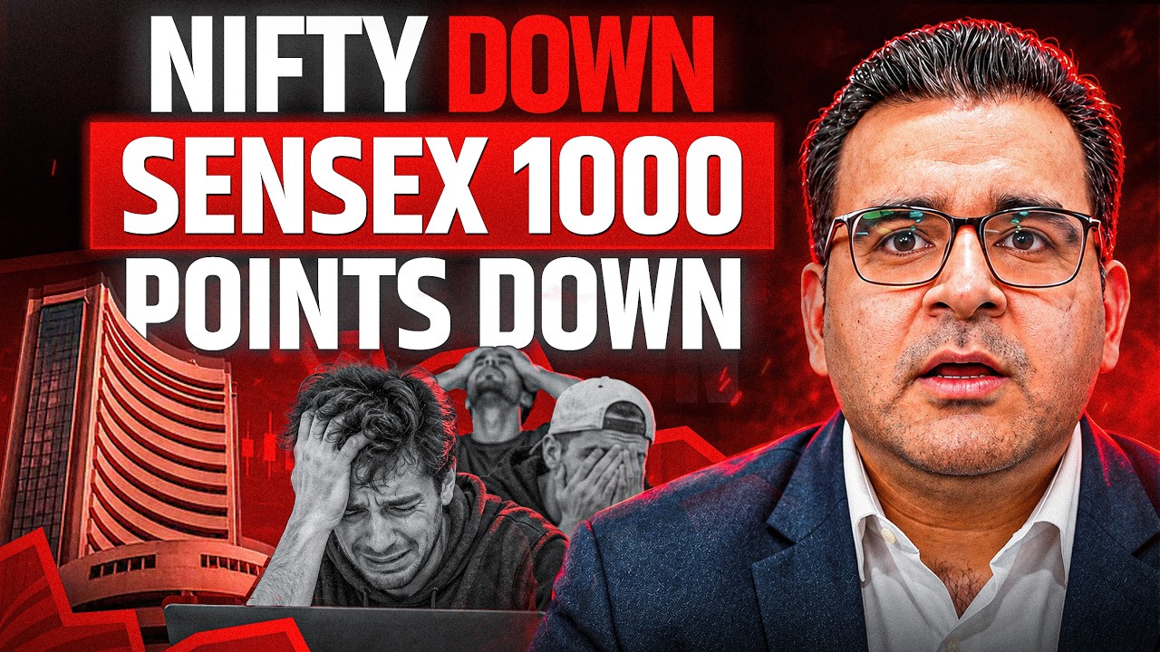 Why Stock Market Crashed Today? | Nifty, Sensex & Insurance Stocks Down | Sanjay Kathuria