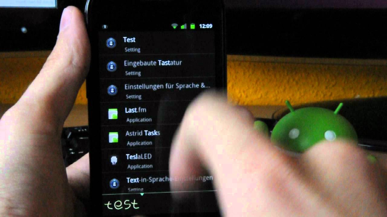 Hidden Menu in Android OS