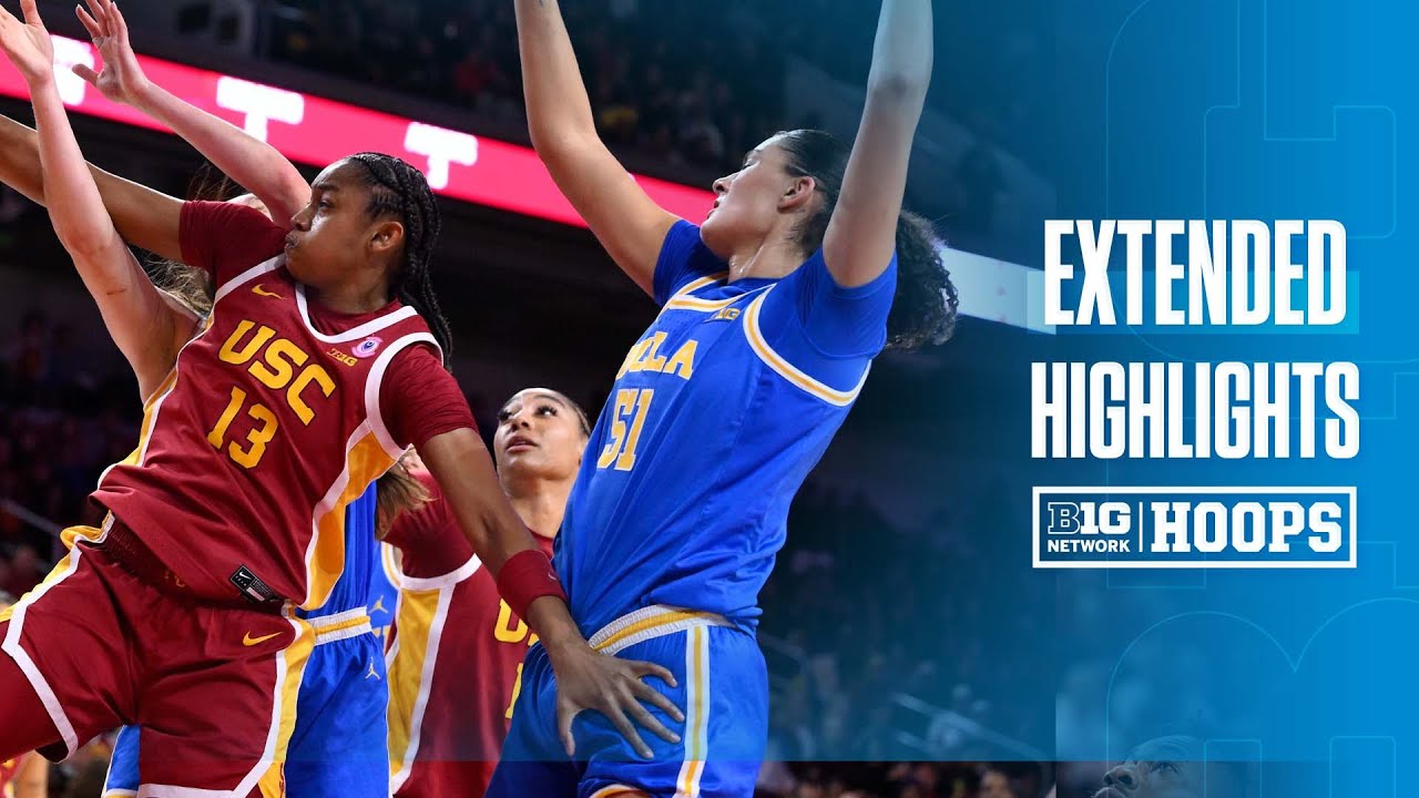 USC vs. UCLA | EXTENDED HIGHLIGHTS | Big Ten Women's Basketball | 2/13/25