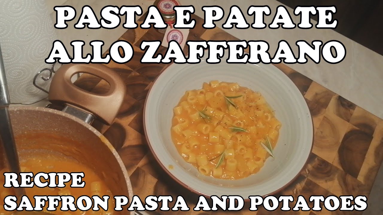 Pasta e Patate allo Zafferano Sincungia 🥔