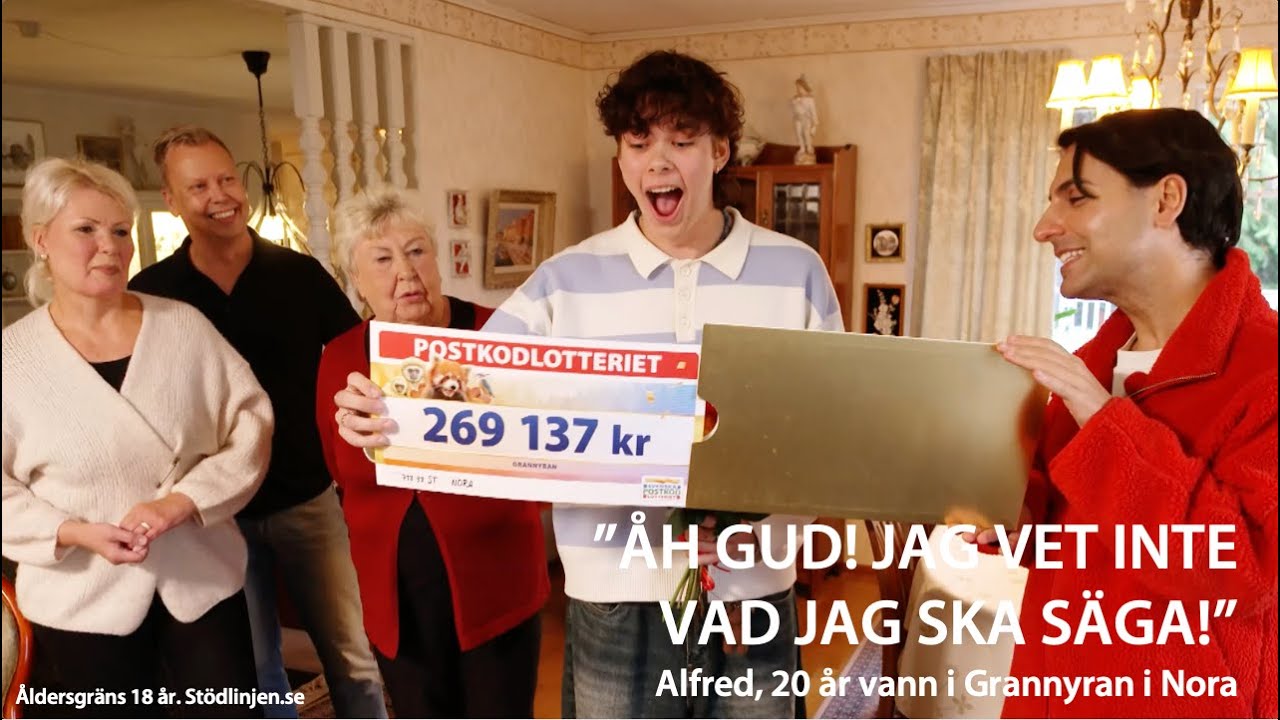 Jubel och glädje i Nora när grannarna fick dela på 109 miljoner i Grannyran