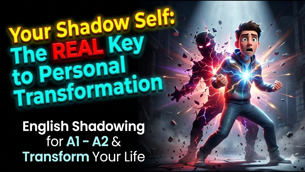 Your Shadow Self The REAL Key to Personal Transformation || English Shadowing for A1 – A2