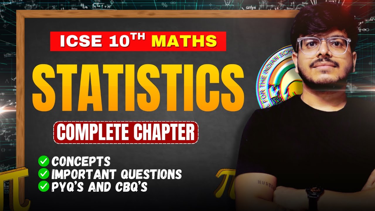 (PART-2) ICSE 2026: Statistics in One Shot⚡ Concepts, PYQs & Important Questions