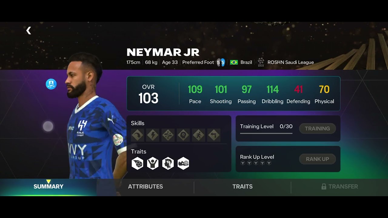 I tried to buy Neymar jr even though he isn't in the market 