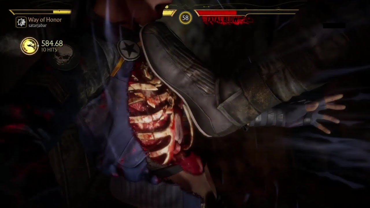 Liu Kang Krushing Blow is Broken
