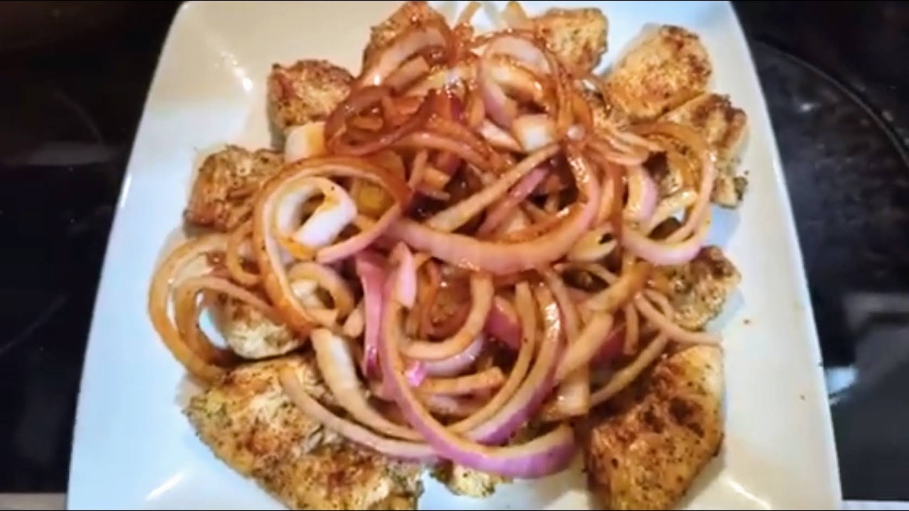 BISTEC DE POLLO  ENCEBOLLADO DOMINICANO 🇩🇴🇩🇴🇩🇴 #recetafacil #recetassaludables #food