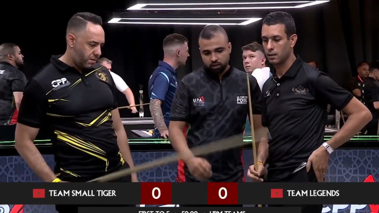 Ultimate Pool Morocco  Team Event -   Team small Tiger vs Team Legends -  RACE TO 5