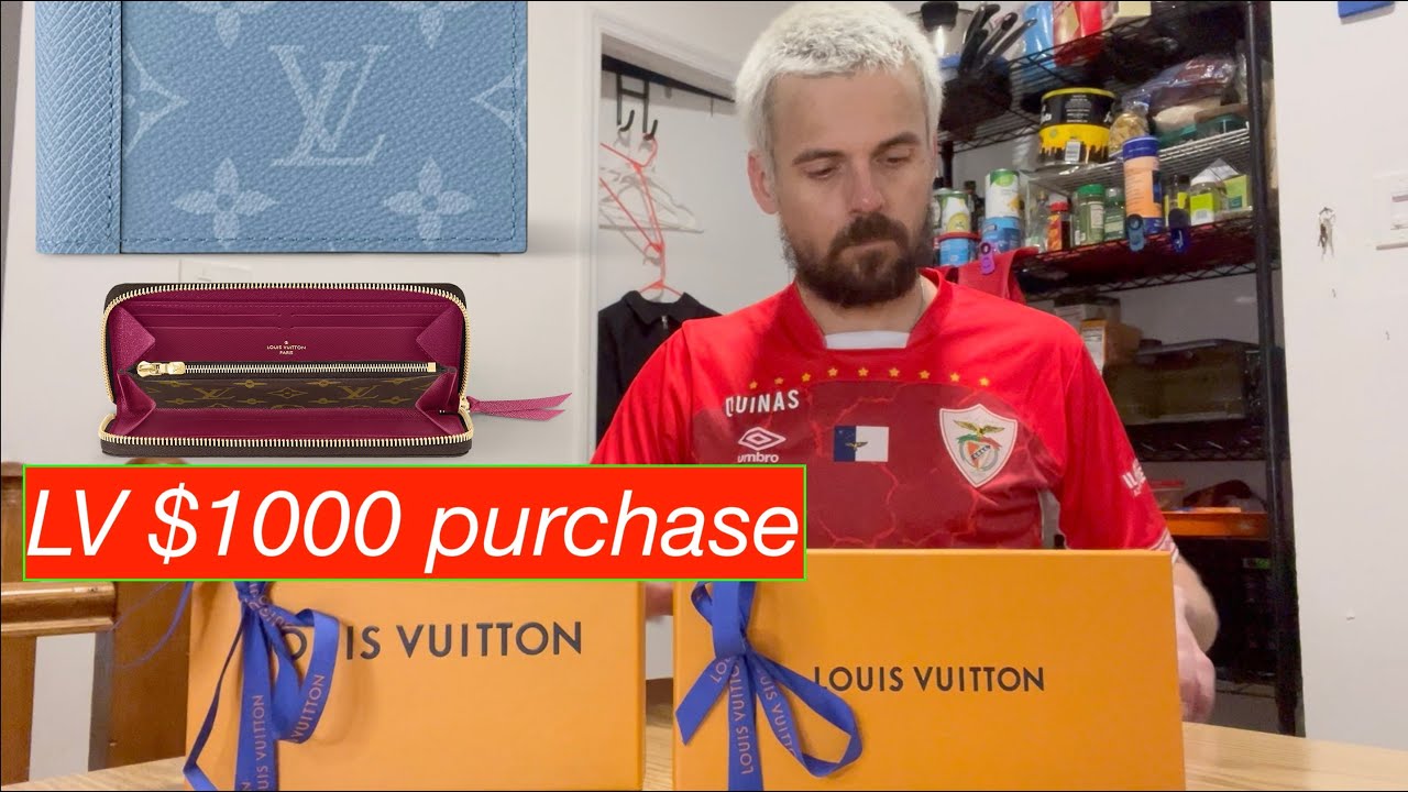 How far does $1000 get you at Louis Vuitton in 2025? UNBOXING Clemence wallet and Passport Cover