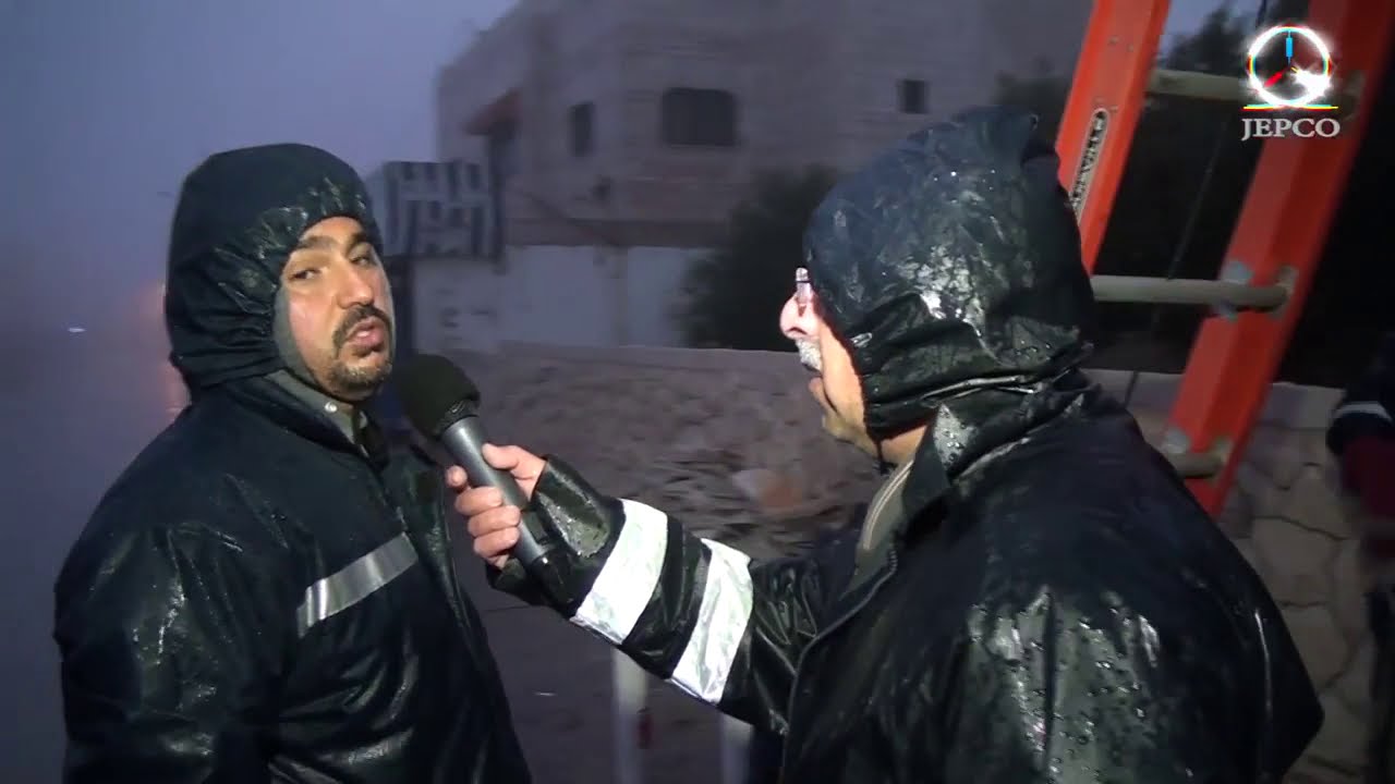 فلم عن جولة ميدانية لنشامى عمال شركة الكهرباء الاردنية