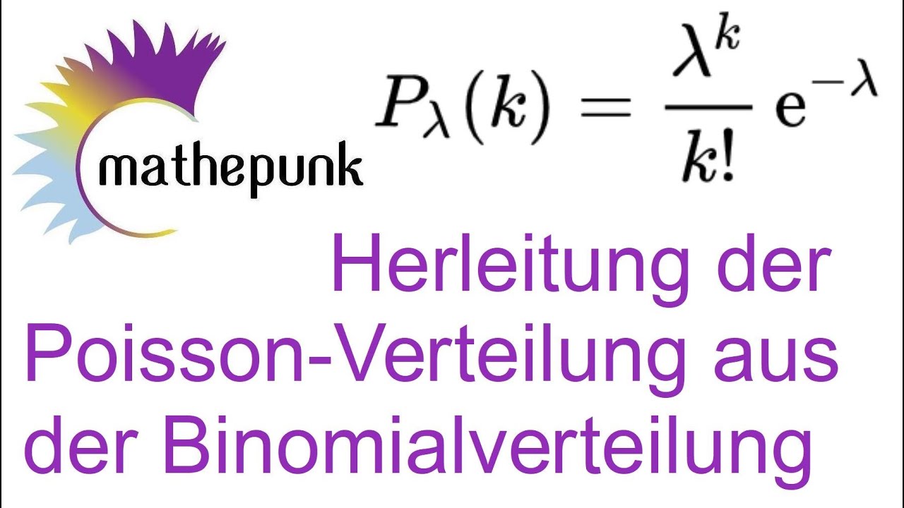 Herleitung der Poisson-Verteilung aus der Binomialverteilung