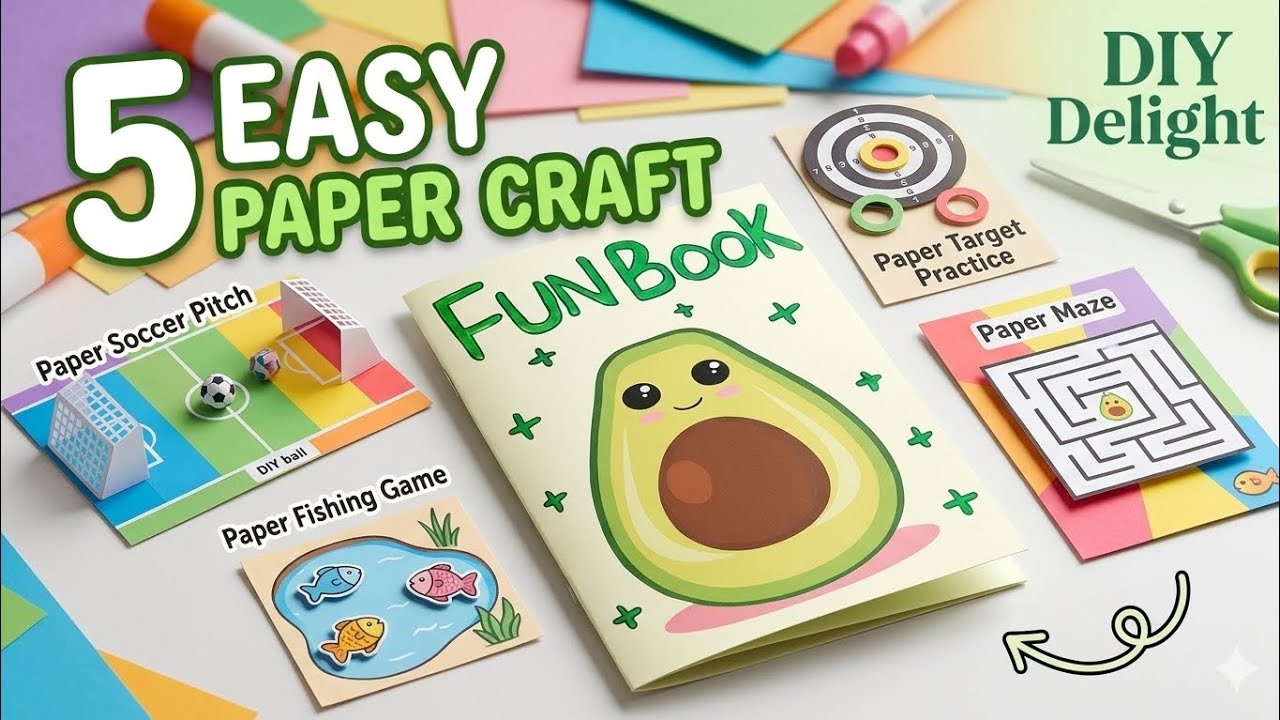 Easy paper craft book  #DIY Delight 