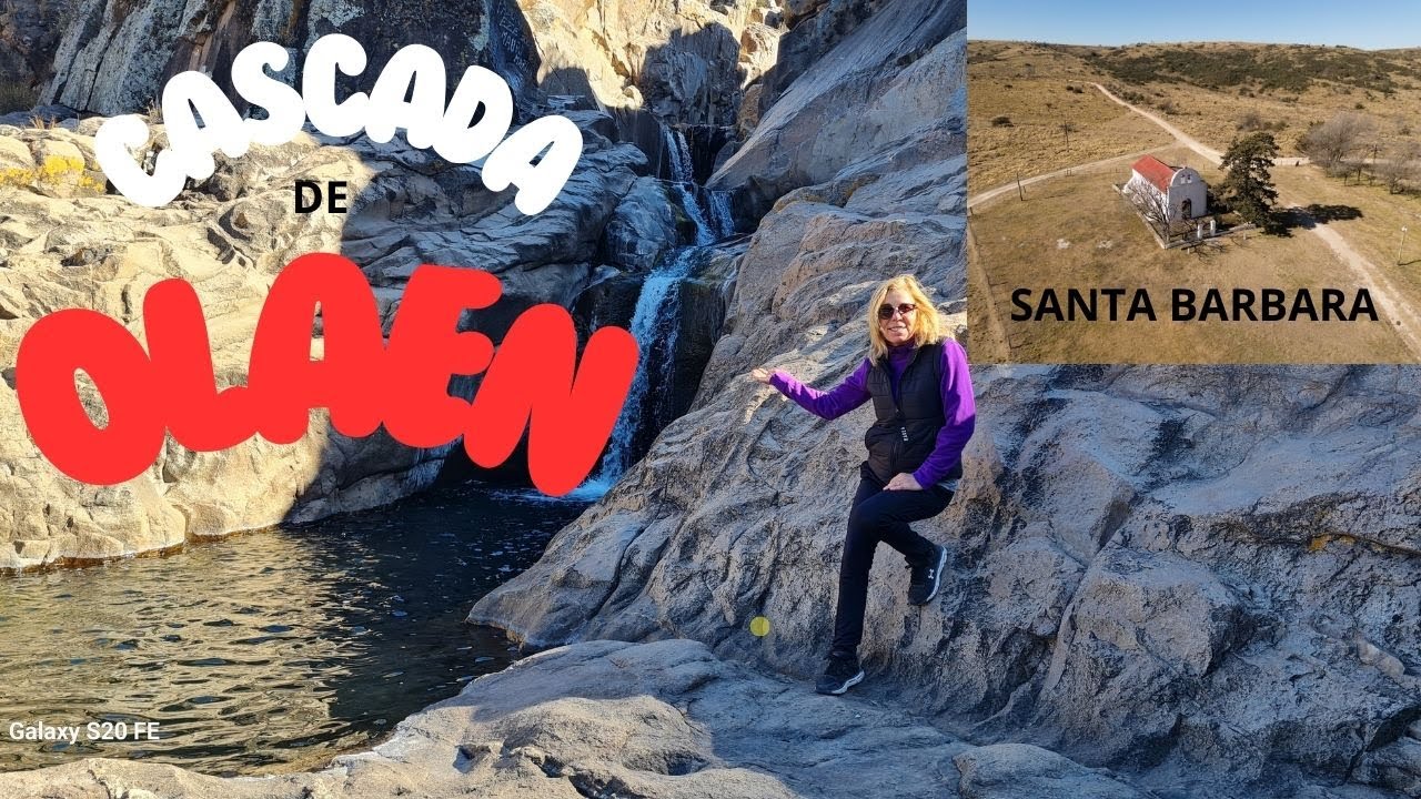 NO SE CONGELO !!! SORPRESAS EN EL CAMINO  !!! Pudimos ver la magnifica cascada.-