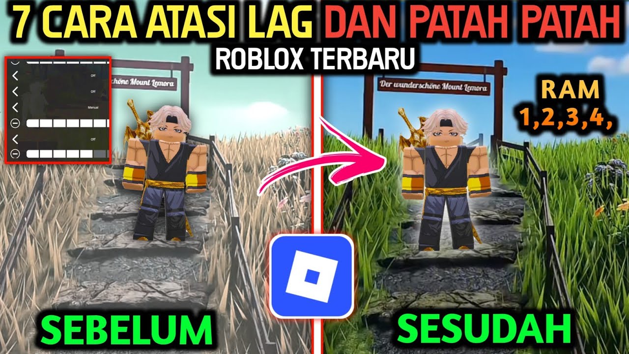 7 СПОСОБОВ ПРЕОДОЛЕТЬ ЗАДЕРЖКИ И ЗАСТРЯВАНИЯ В ROBLOX НА ТЕЛЕФОНАХ ANDROID 🔥 1,2,3,4 ГБ ОЗУ ДЛЯ В...