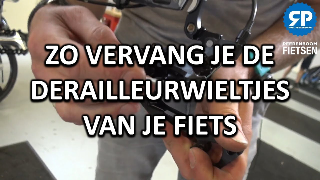 ZO VERVANG JE DE DERAILLEURWIELTJES VAN JE FIETS