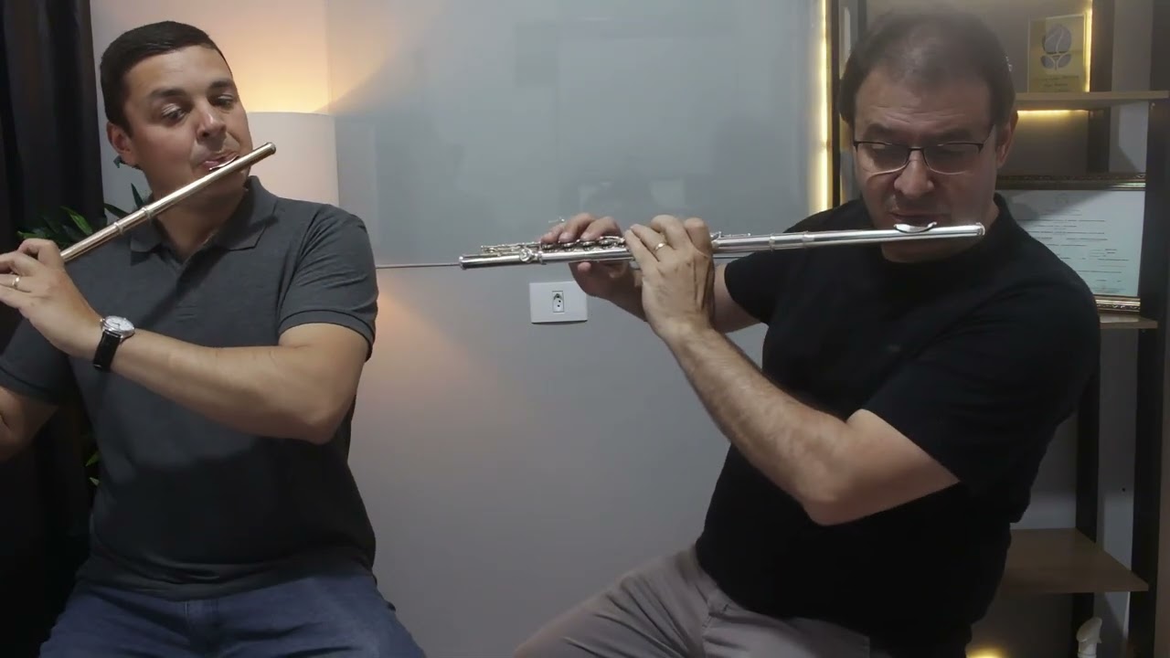 Hino 213 - Quando vier do céu - Duo de flauta transversal