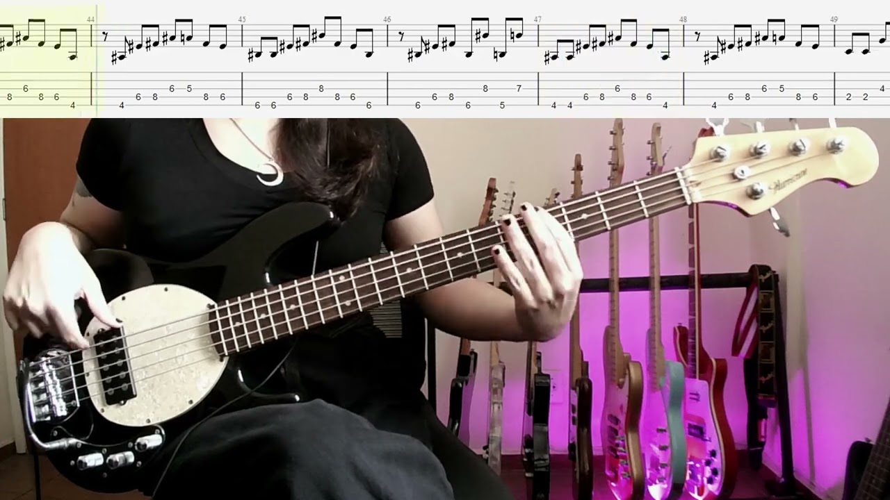 DELTARUNE Chapter 2 - WELCOME TO THE CITY (Bass Cover With Tabs)