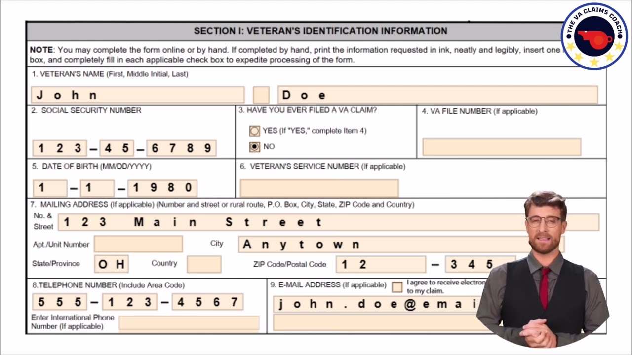 How To Fill Out VA Form 21-0966 (Intent To File)