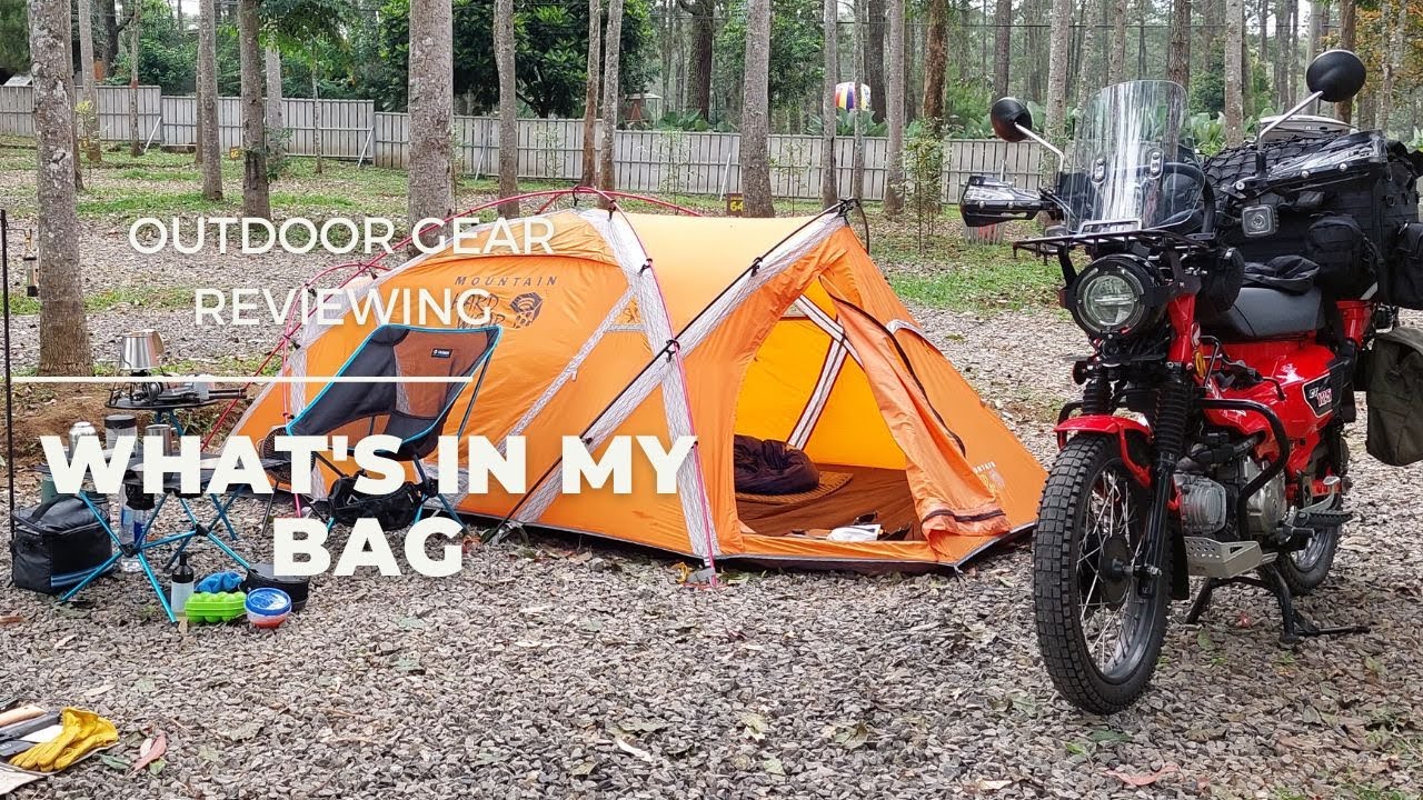 MOTORCYCLE CAMPING GEAR | PERALATAN SOLO MOTOCAMPING | CT125 |ハンターカブ|ソロキャンプ| 모토캠핑 | 솔로캠핑 | COZY LAND