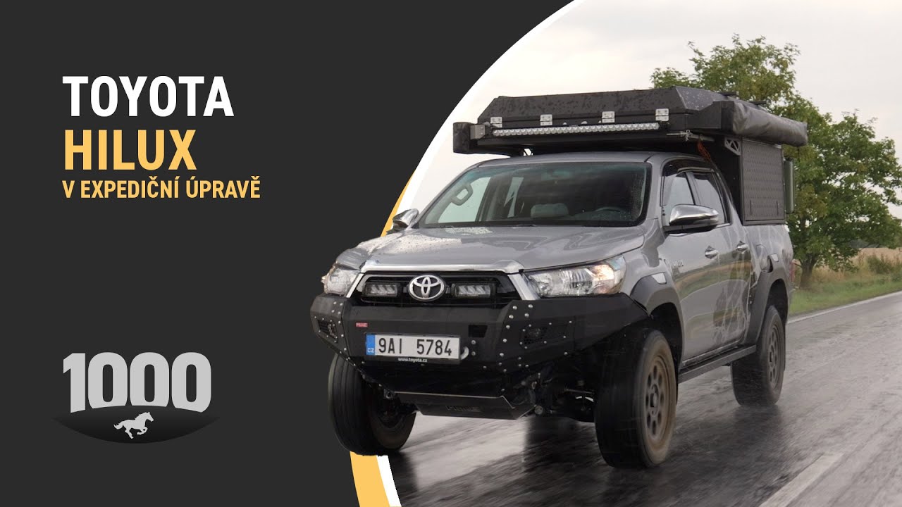 Toyota Hilux v expediční úpravě: vařič, kytara a sprcha. Jedem!