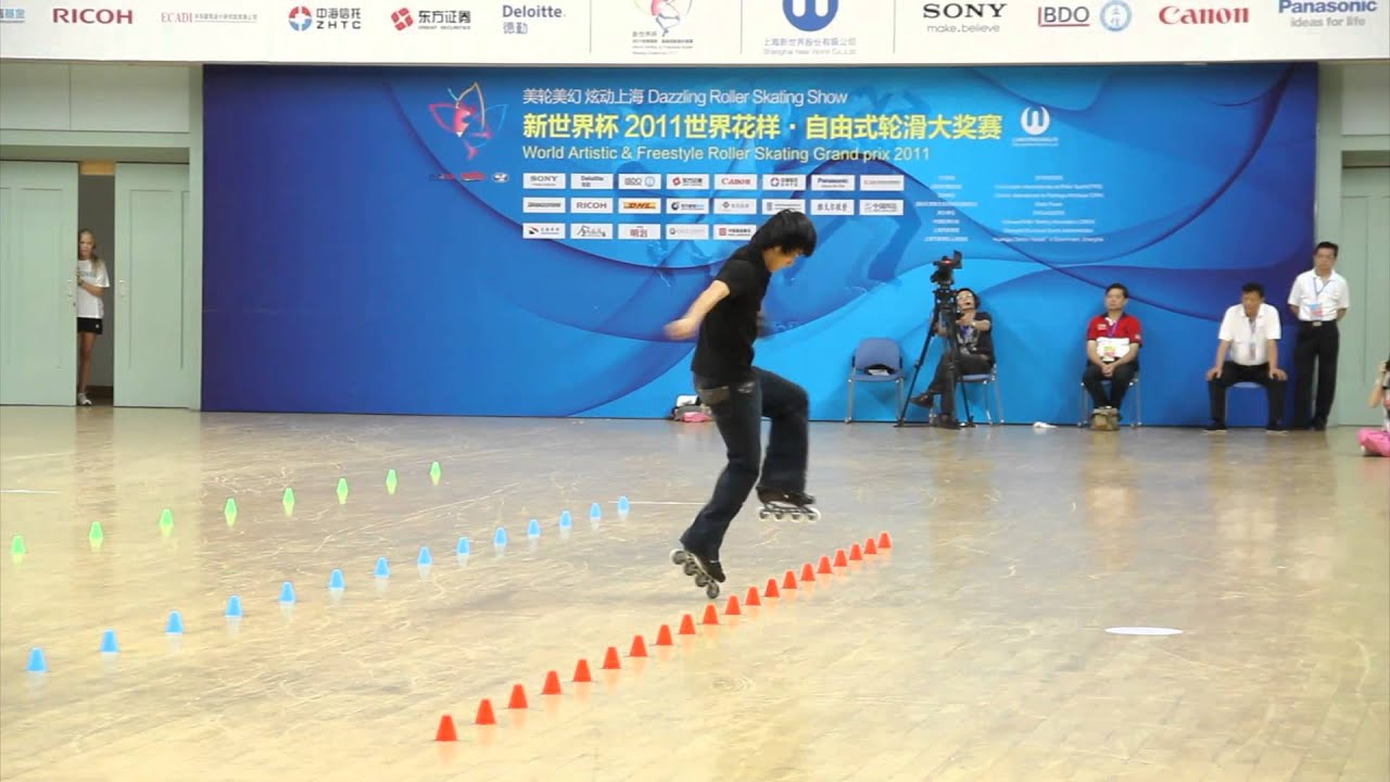 KSJ 's Epic Moment in 2011 Shanghai Grand Prix of Freestyle Roller Skating