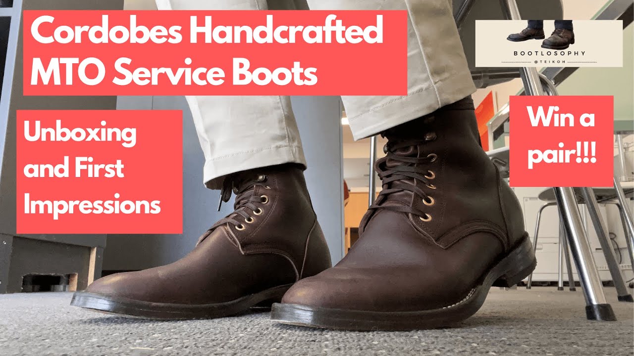 Cordobes Handmade Service Boots Unboxing and First Impressions - And Your Chance to Win a Pair !!
