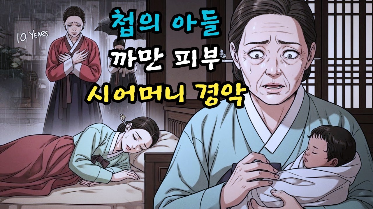 "첩을 들일 테니 나가라" 피눈물 흘리며 떠난 조강지처, 10년 후 첩이 낳은 아들이 까만 피부인 것을 본 시어머니 | 야담 · 설화 | 오디오북