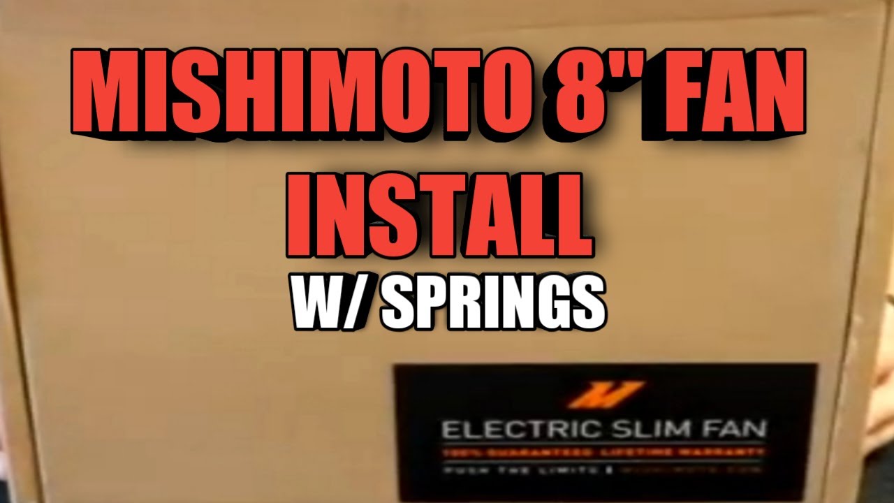 Honda CRX 8' Mishimoto Fan Un-boxing and Install