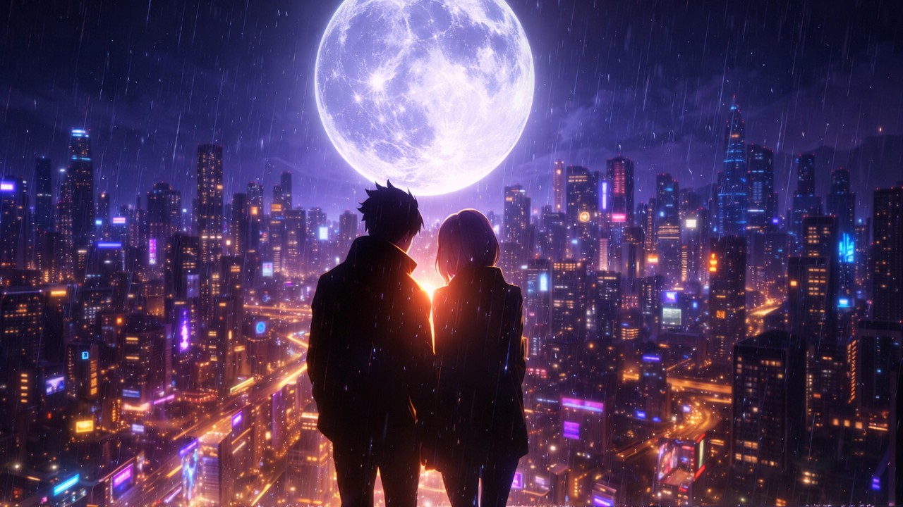 NAITEKKU | The Lucy & David Story &mdash; Cyberpunk Emotional Mix 〔月と霓虹〕【2 HOURS】