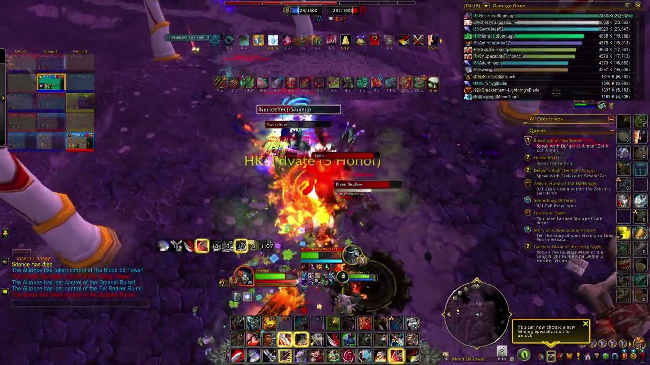 WoW Midnight 12.0.1 colossus arms warrior pvp Eye of the Storm 3