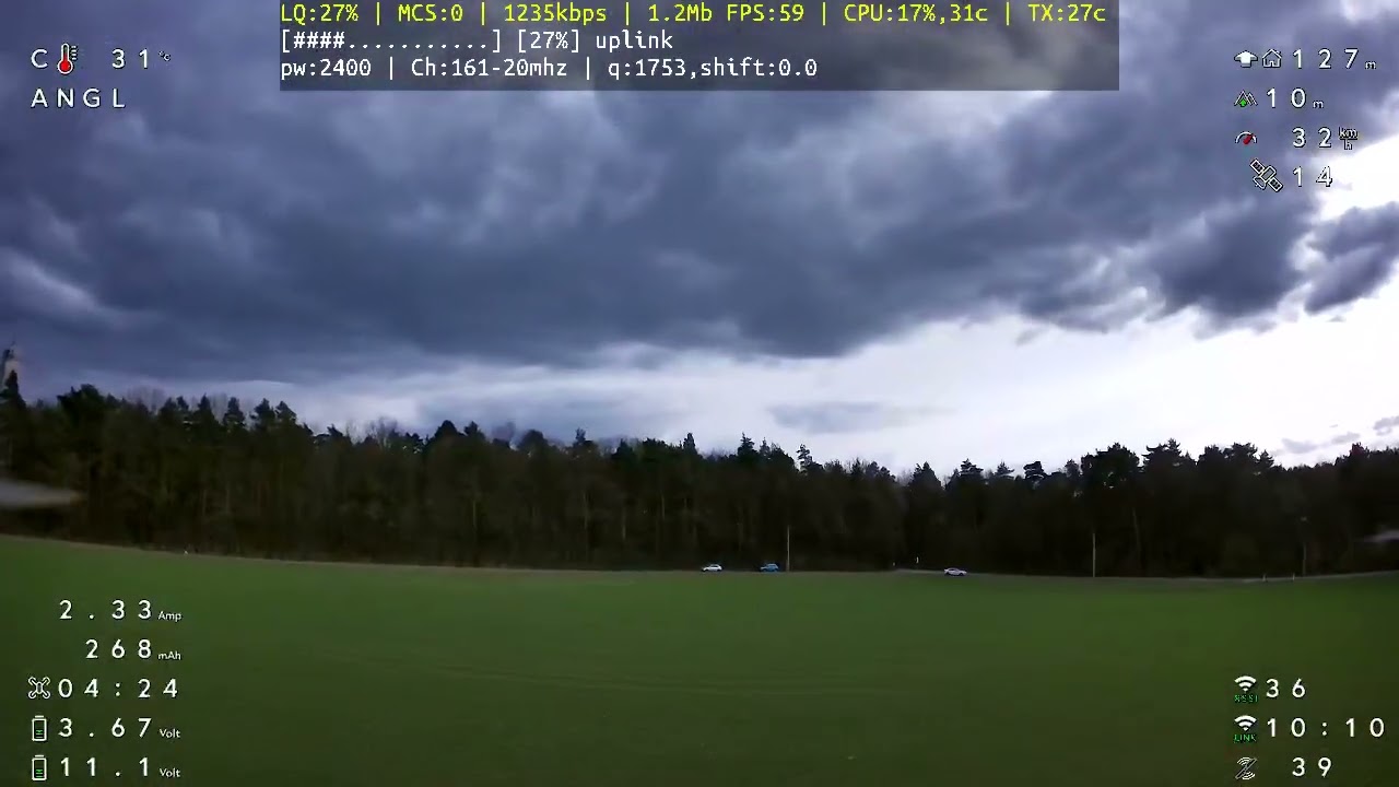OpenIPC | APFPV | Runcam wifilink 2 | first test pixelpilot