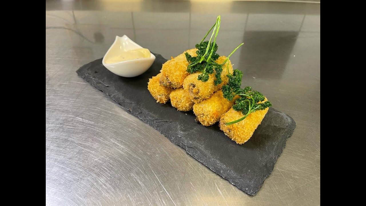 Recept 2 Linzenkroketjes met mosterd mayonaise