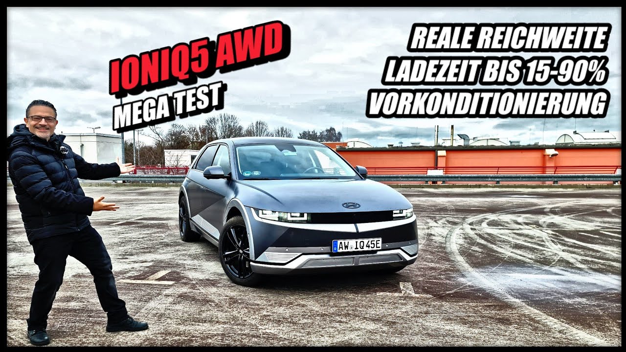 Hyundai Ioniq5 AWD Mega Test & Erfahrungsbericht nach 26 Tkm Reichweite Ladezeit Effizienz