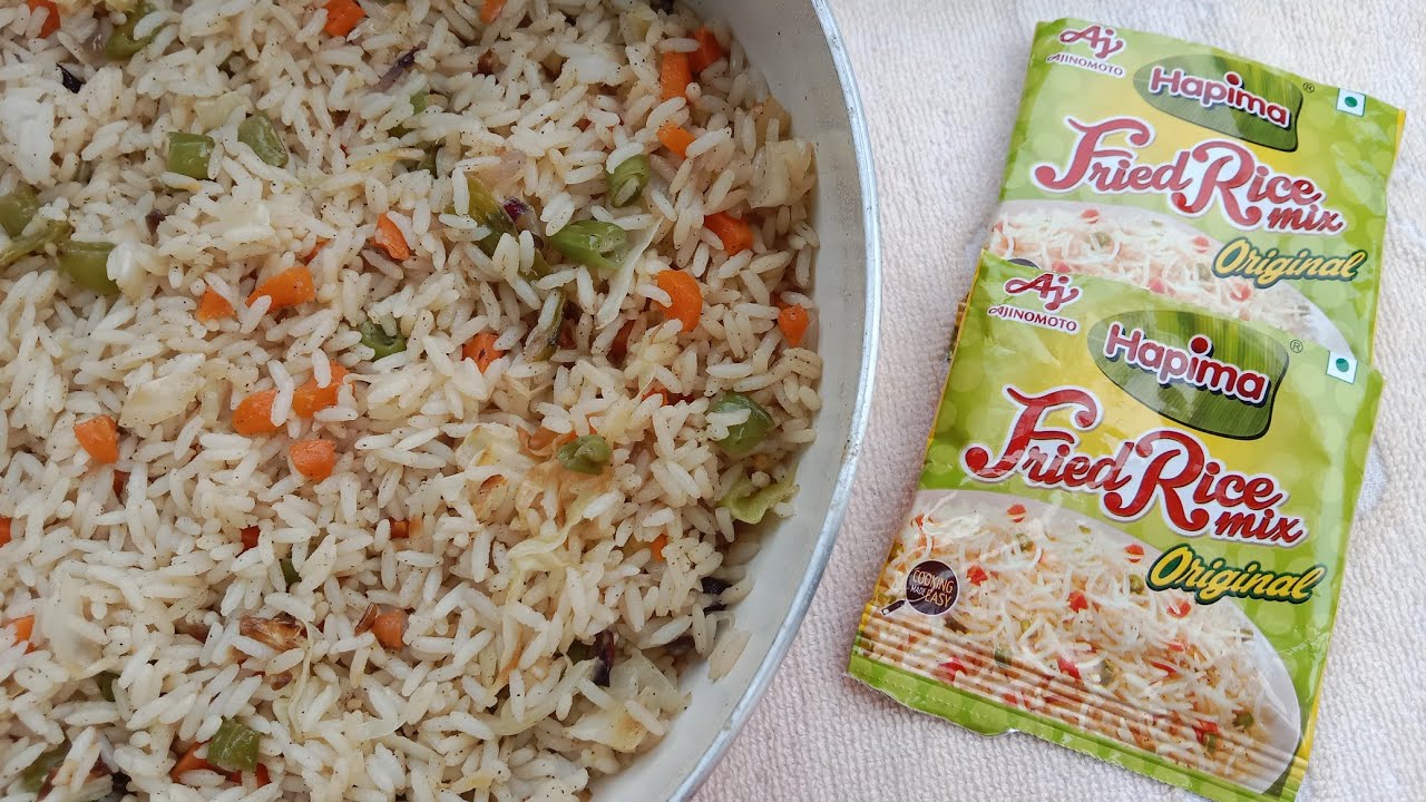HAPIMA FRIED RICE MIX ORIGINAL RECIPE IN Tamil - (HAPIMA) - Rs.10 HAPIMA FRIED RICE MIX REVIEW