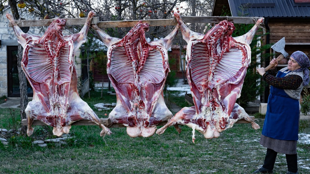 Готовим баранину кавурма — рецепт для зимнего хранения 🏡🐑