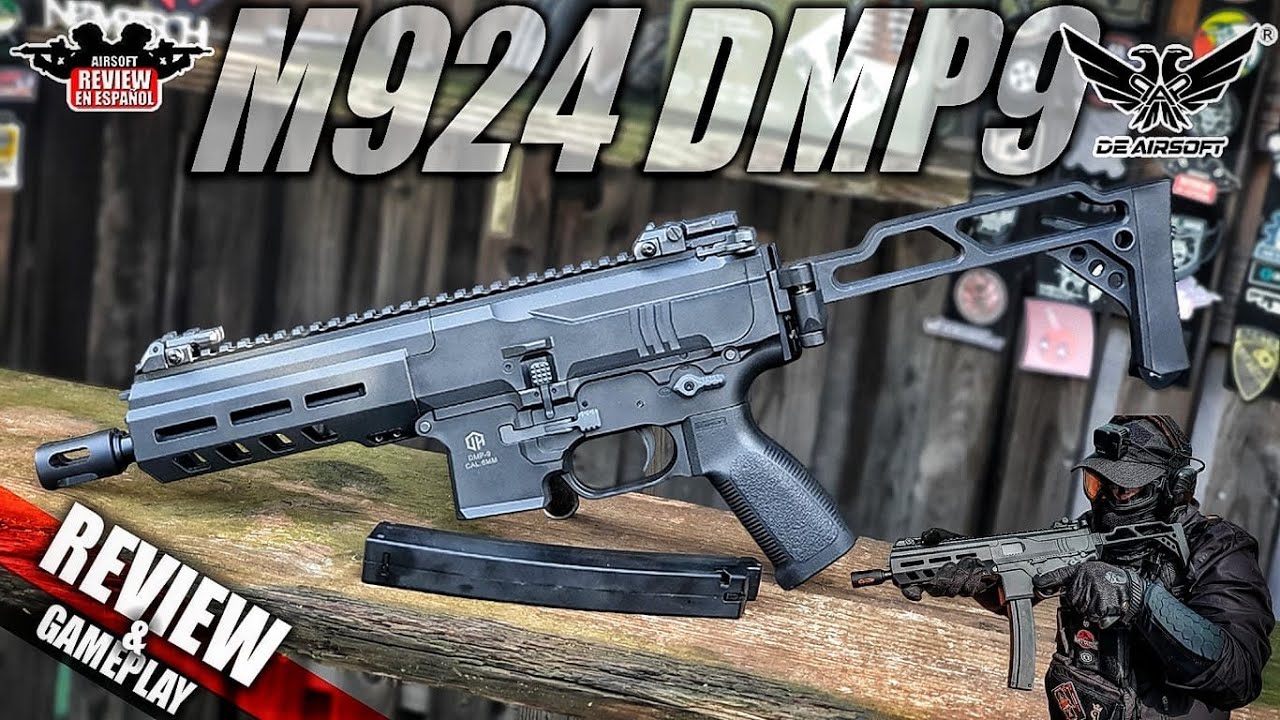 Subfusil M924 DMP9 de Double Eagle - ( Review🔍 & Gameplay🎮 ) | Airsoft Review en Español
