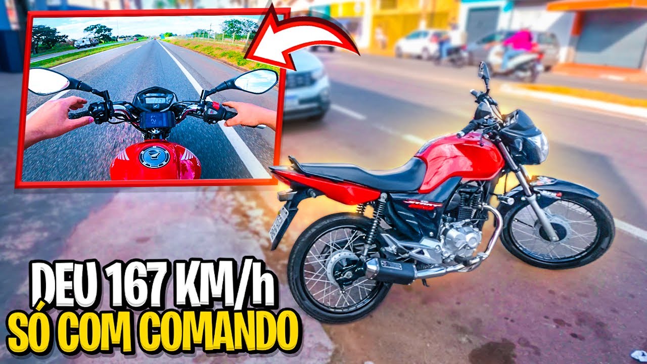 TESTEI A START 160 COM COMANDO  DO JET MOTOS E VEIO 167 KM/h