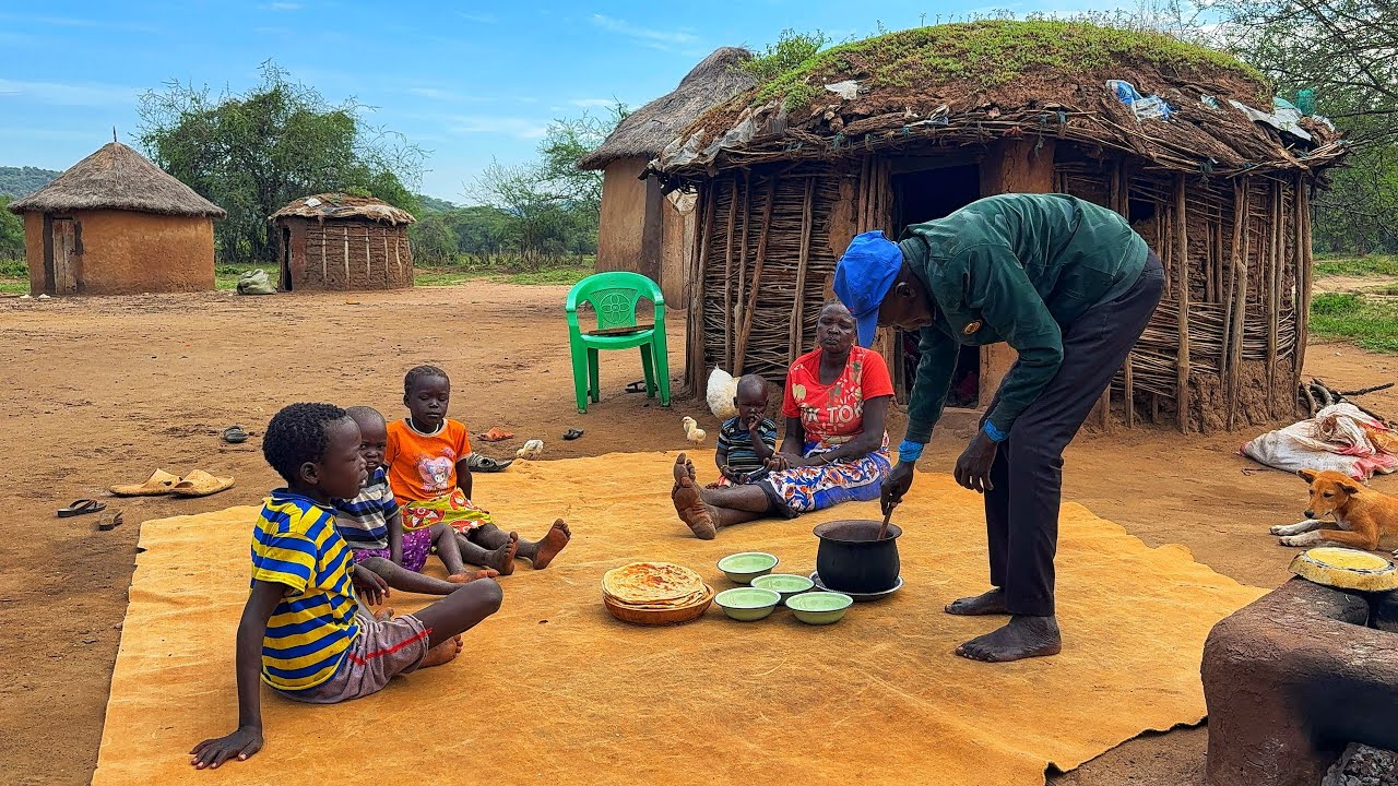 African Village Life/Village Christmas Preparations in Africa