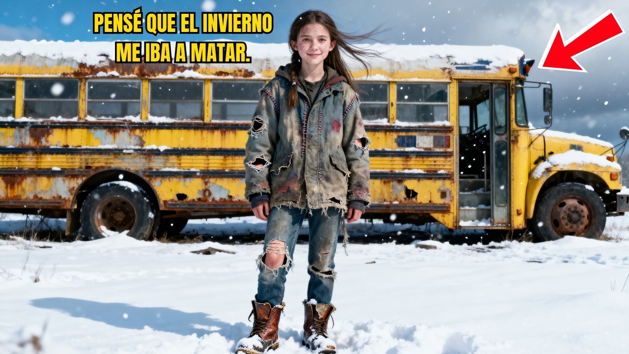Se burlaron de una chica de 16 años que vivía en un autobús… hasta que el invierno casi mata a todos
