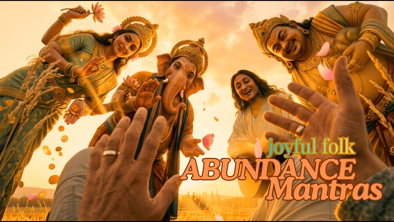 Gods Showing Up Uninvited to Your Afternoon | The Most Powerful Abundance Mantras In Joyful Folk