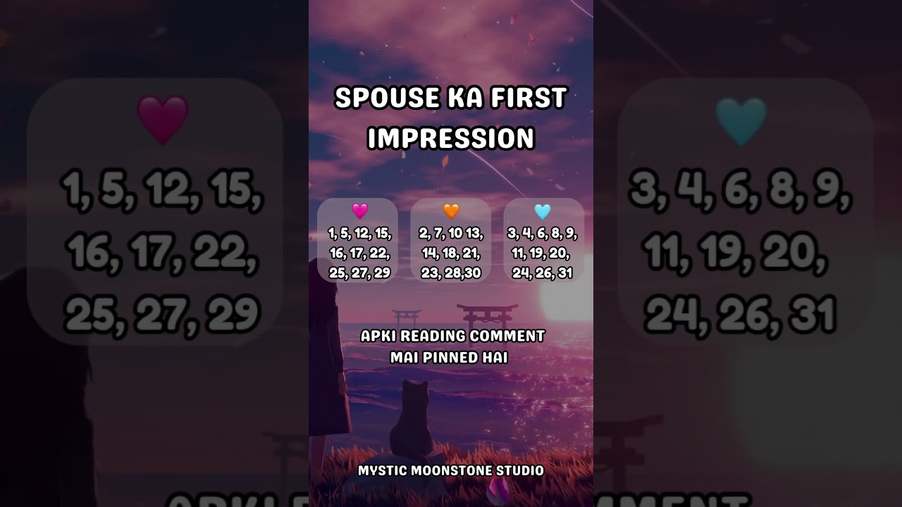 Future Spouse ka first impression 🥰 Hindi Tarot Reading #hinditarotreading #hindipickacardreading