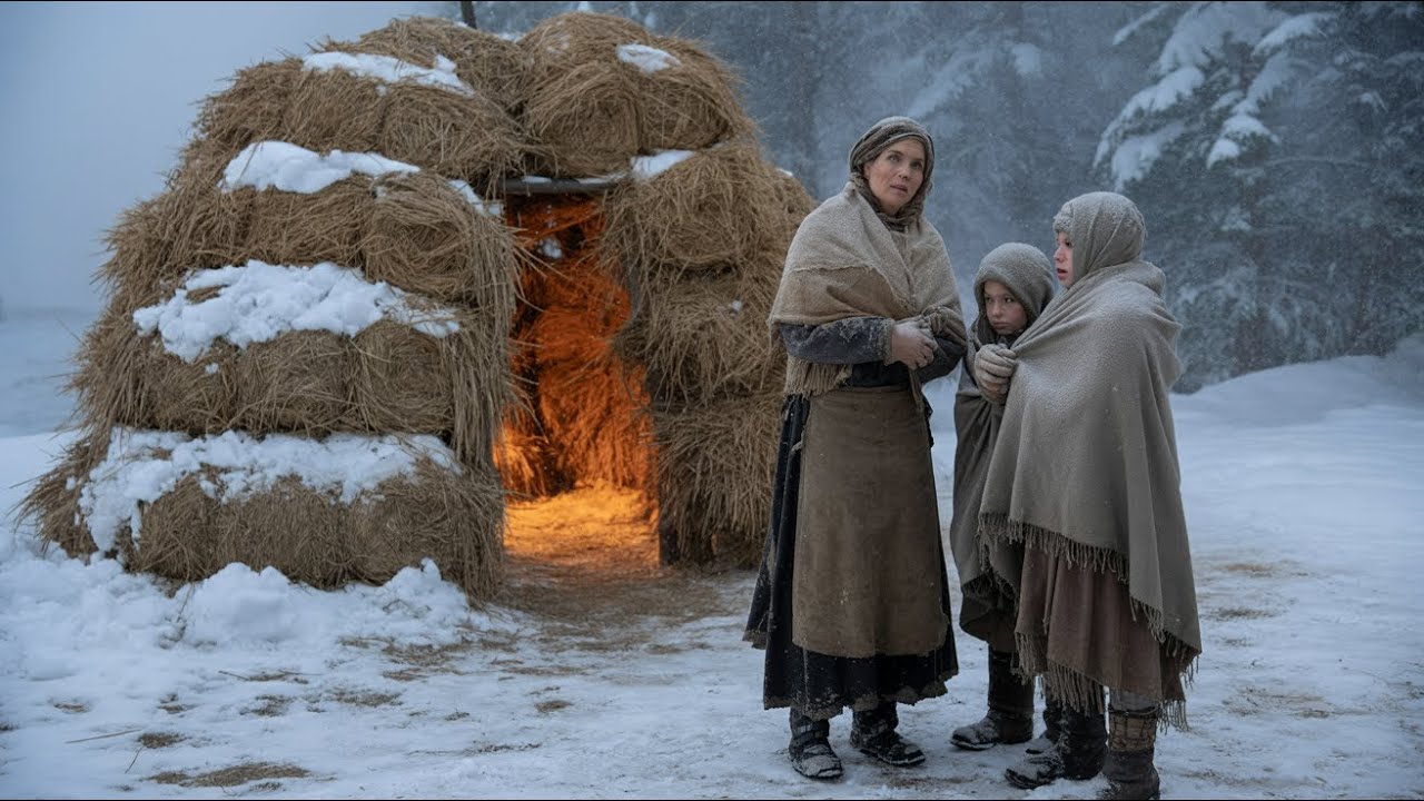 Everyone Laughed at the Widow’s “Hay-Bale” Shelter — Until It Became the Warmest Home in the Freeze