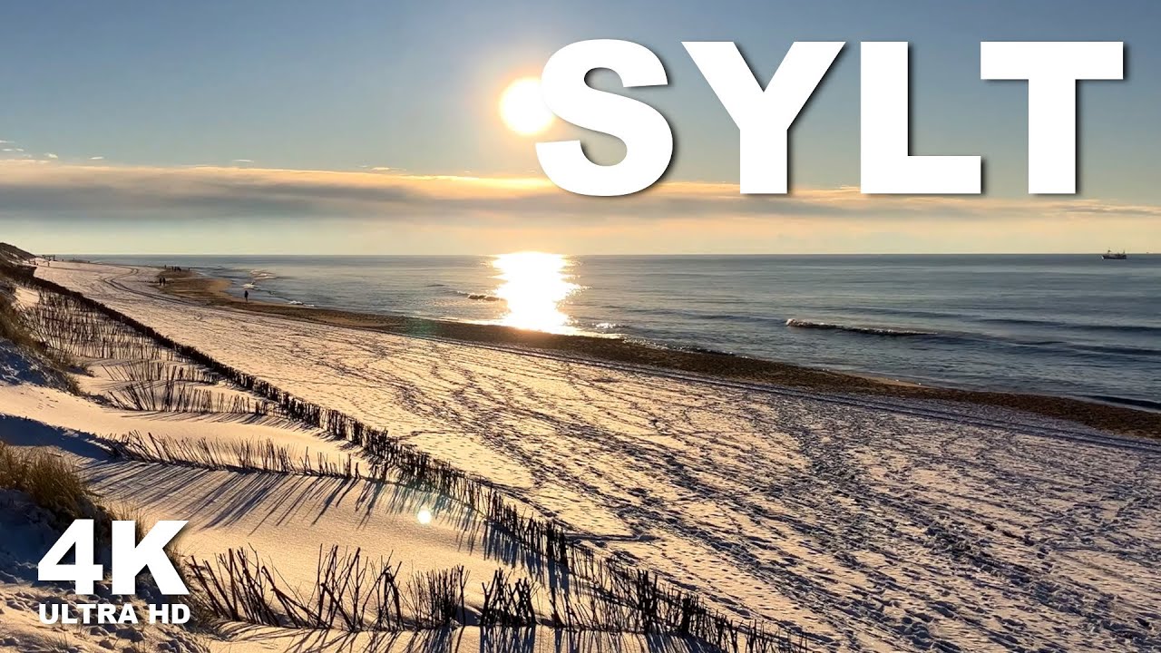 An Weihnachten auf Sylt im Schnee spazieren ❤️🎄❄️ Bei Sonnenschein in Westerland ☀️🌊