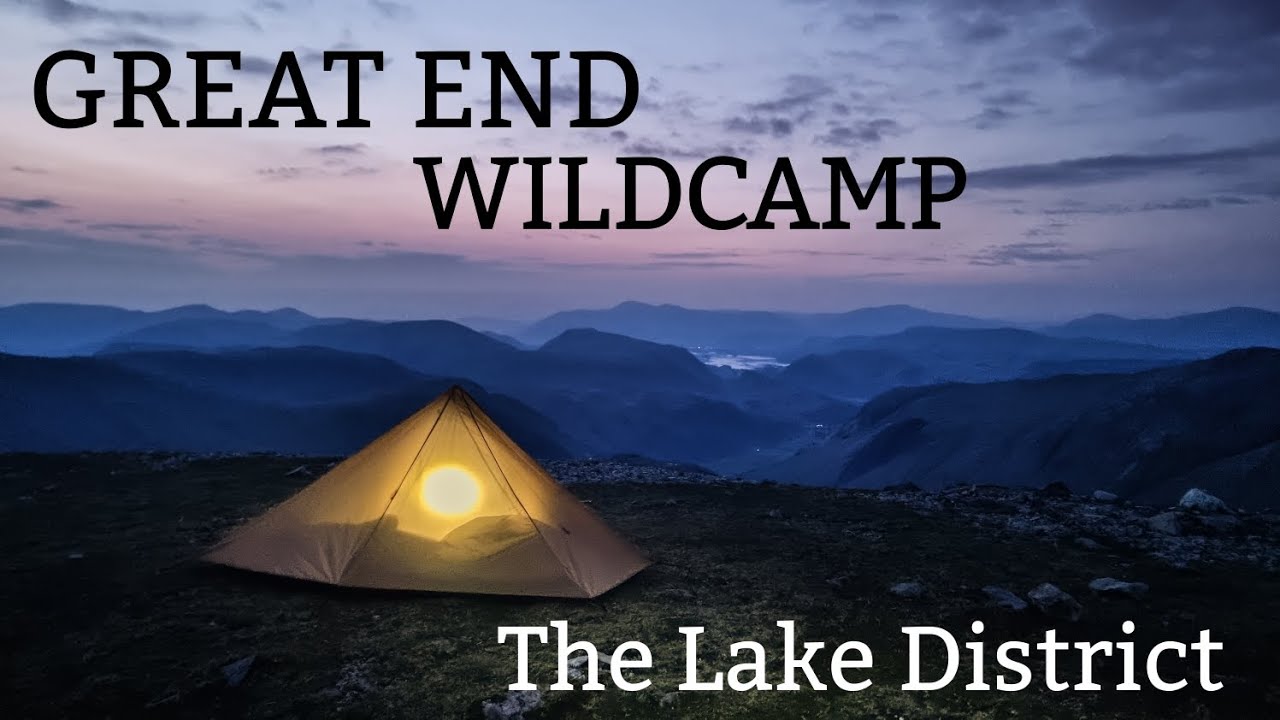 Wildcamp on Great End| Lake district Hiking