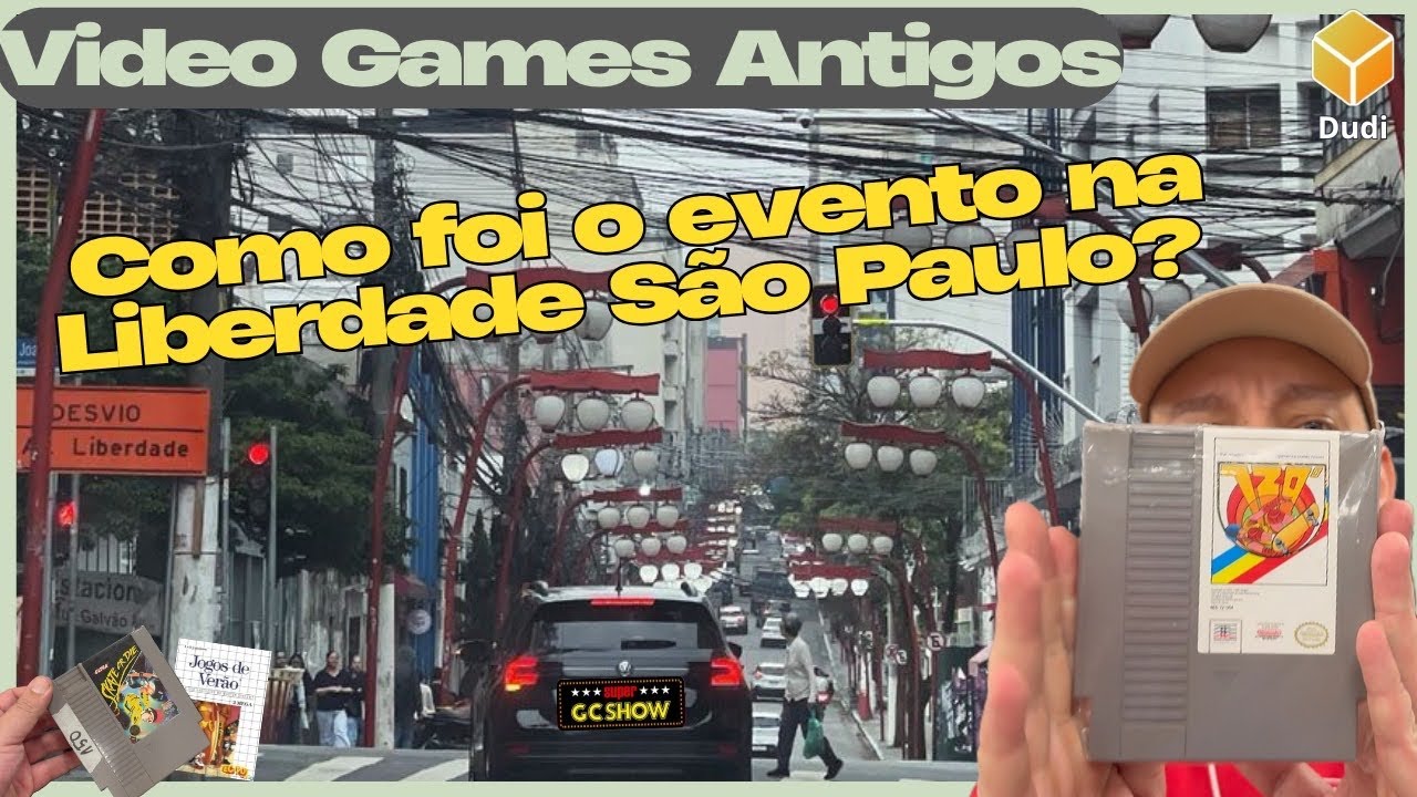 O que aconteceu Durante a SUPER GAMES COLLECTION SHOW na Liberdade
