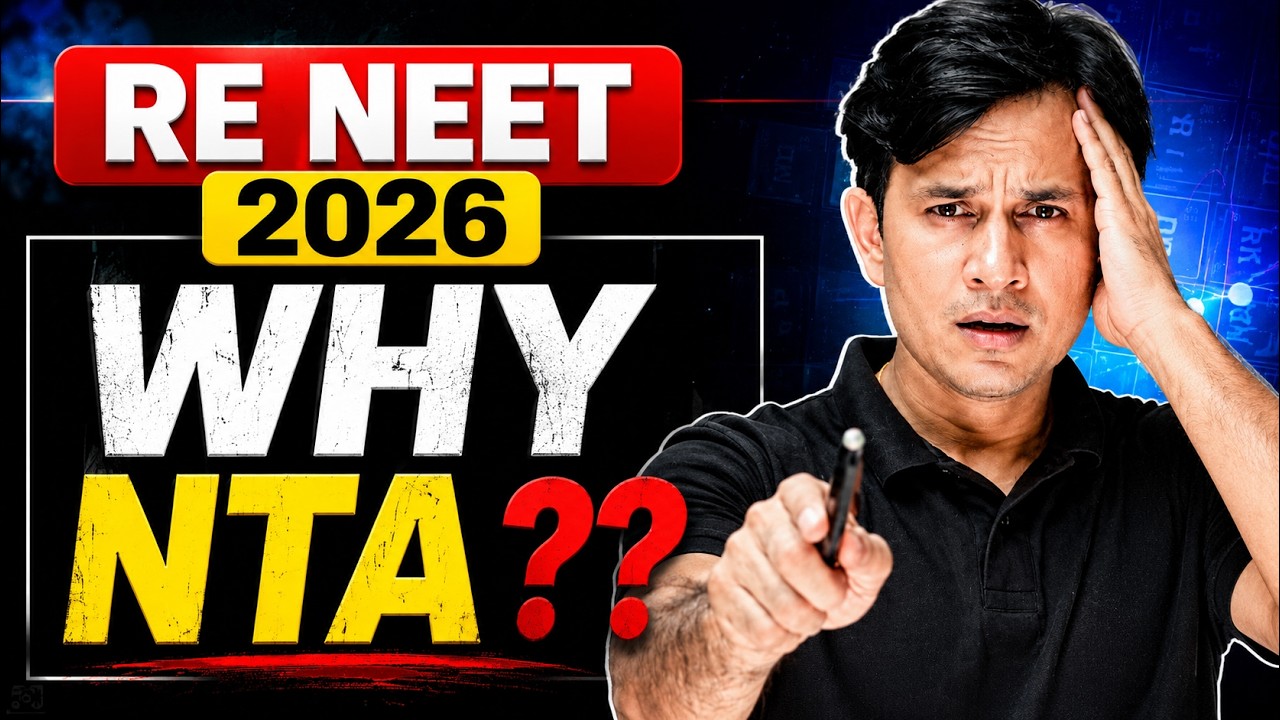 NTA Again Under Fire 🔥 | RE-NEET 2026 Difficulty Level & Major Blunder