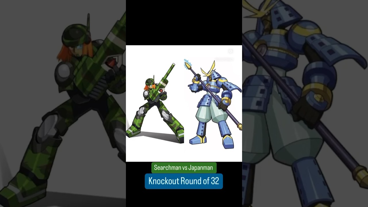 Megaman Battle Network Tournament | Searchman vs Japanman | Comment Winner #shorts #megaman #anime