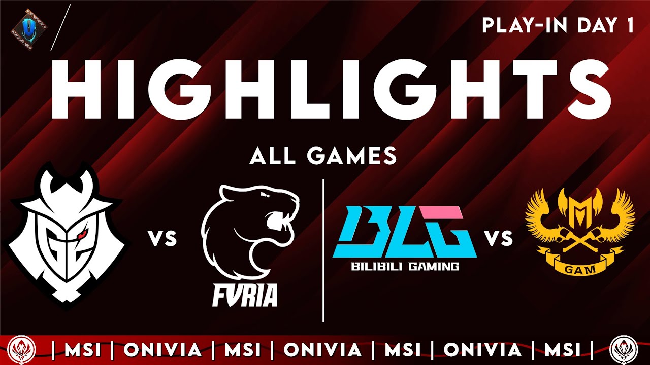 MSI Play-Ins Day 1 Highlights | ALL GAMES | MSI 2025 by Onivia
