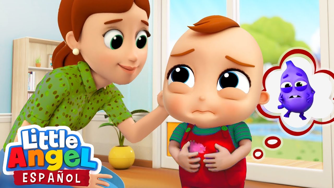 ¡Adiós Dolor de Barriga! | Canciones Infantiles de Bebé Juan | Little Angel Español