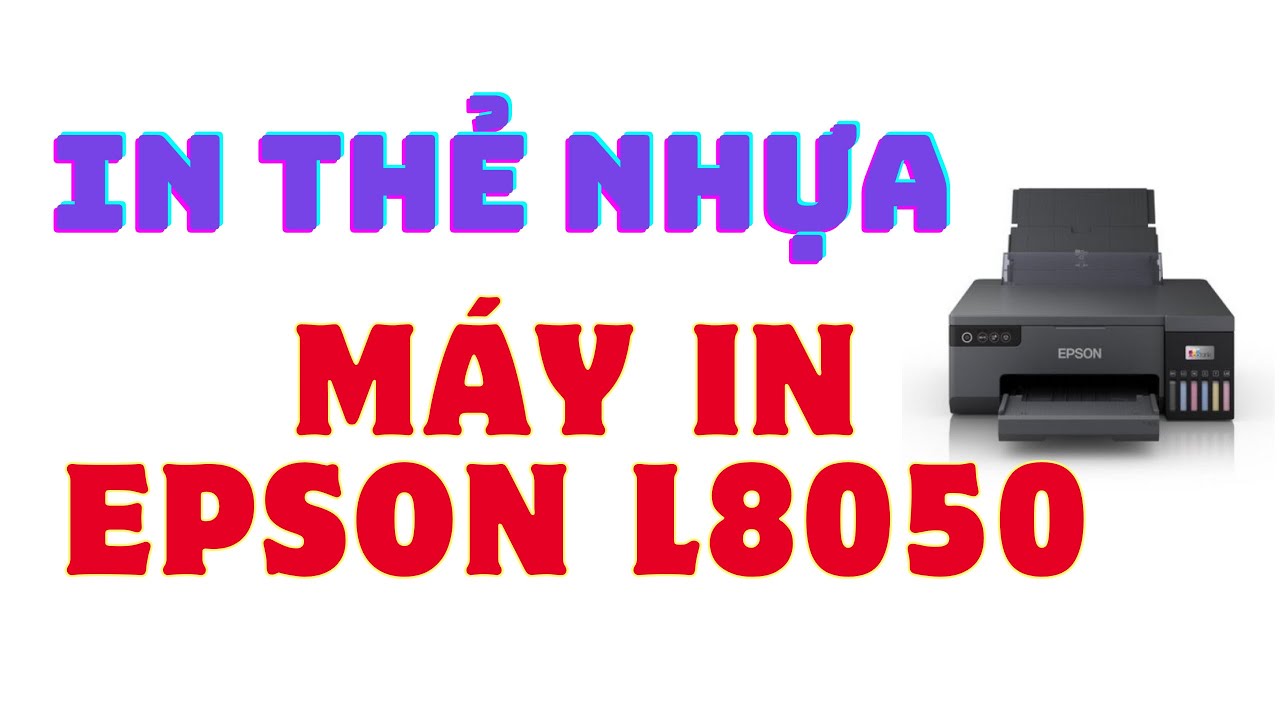 In thẻ nhựa bằng máy in epson L8050 | Tiệm in Minh Điệp | 0357707662